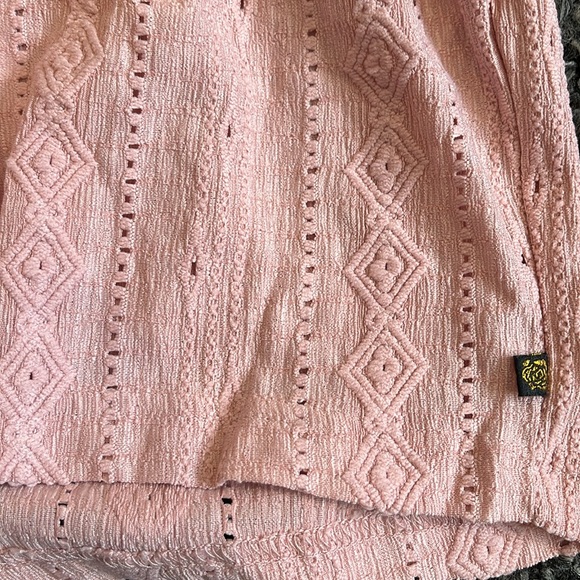 Summer Pink Mid Rise Shorts - Picture 4 of 4